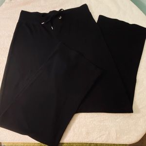 Jones New York Sport Pants, Black w/drawstring